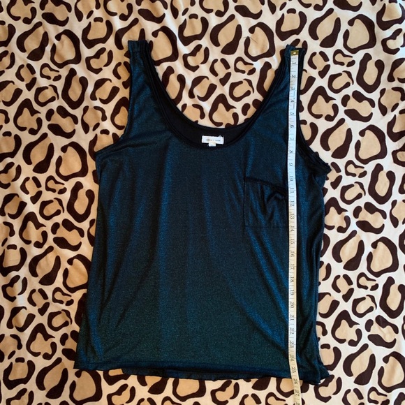 Metallic Blue / Green Shine Tank Top || Large - Picture 5 of 5